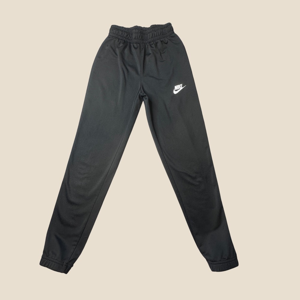 Nike Joggers Boys S DD0324-010 Black Elastic Waist Tapered Leg Sweatpants Kids